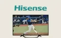 Hisense television running Android TV with live sport